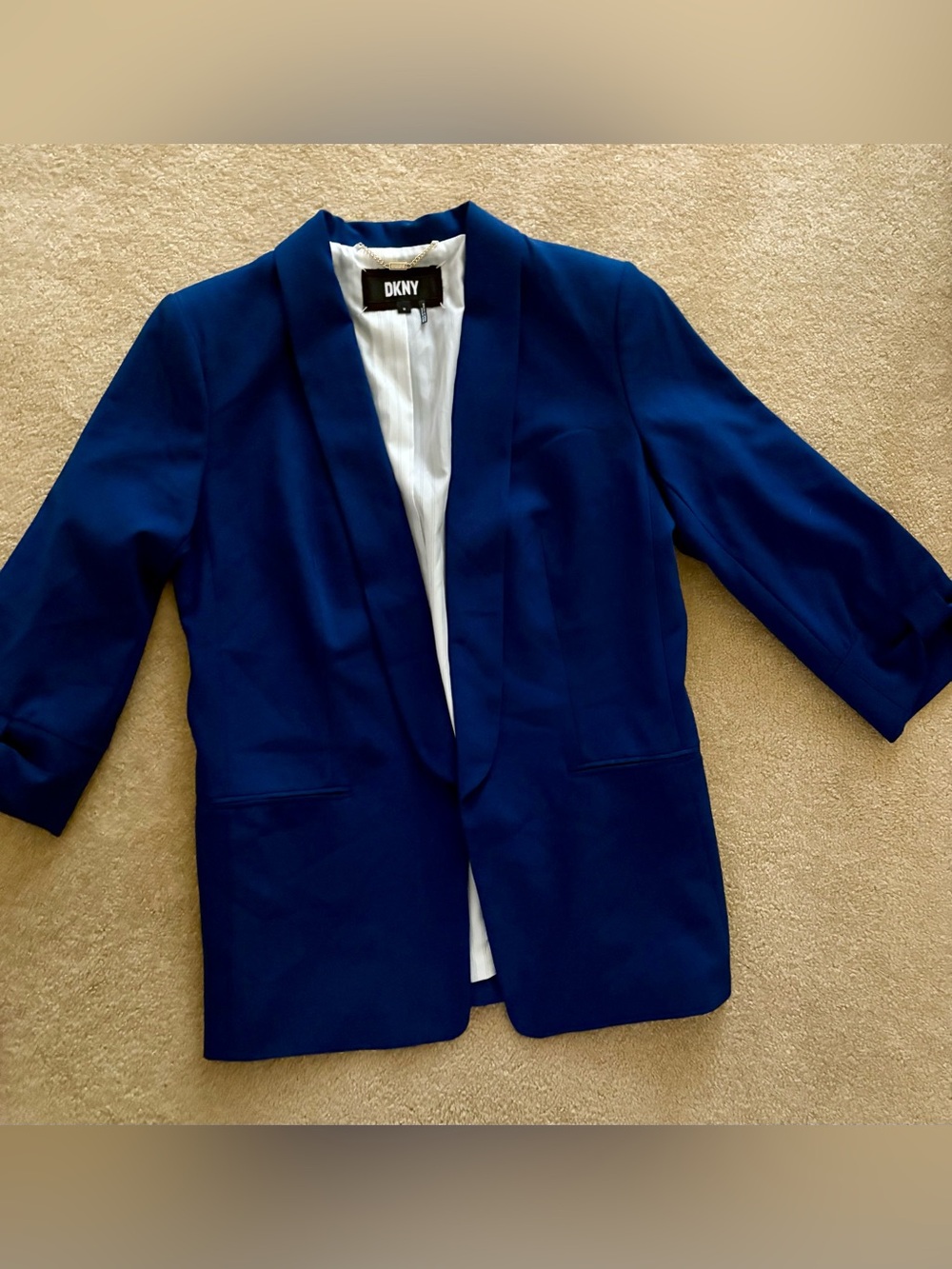 DKNY Deep Blue Women’s Blazer Size 10